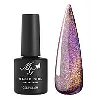 Гель-лак Magic Girl 9D Cat's eye №5 фиолетово золотой 8 мл