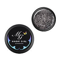 Гель-лак Magic Girl SHINE глиттер черное золото 5 мл