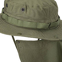 Helikon - Панама з додатковим знімним капюшоном (розмір L) - Olive Green - KA-BON-PR-02 (для страйкболу), фото 4