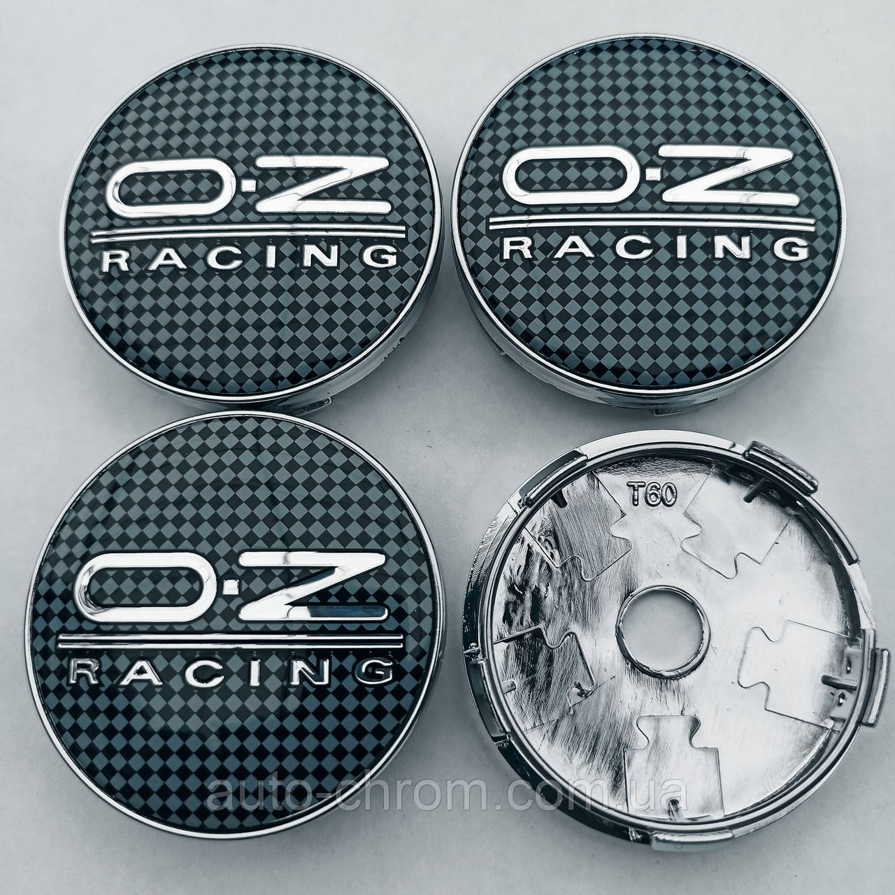 Ковпачки в диски OZ Racing 56*60 мм карбон, фото 1