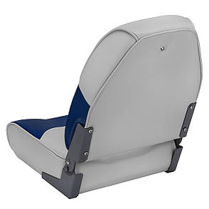 Сидень RYE PREMIM 61 x 39 x 41 серо/синій HM40-10201, фото 3