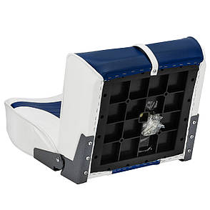 Сидень RYE HIGH BACK 55 x 39 x 41 серо/сині HM40-10151, фото 3