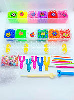 Набор для плетения браслетов из резинок с аксессуарами Fashion loom bands set 4800шт