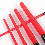 Набір кистей для макіяжу 24 шт Prodi Wood red, фото 5