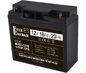 Акумулятор 12В 18 Аг для ДБЖ Full Energy FEP-1218
