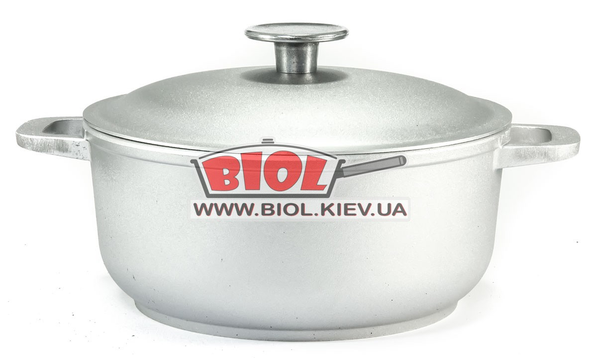 Каструля алюмінієва 2 л з потовщеним дном і кришкою БІОЛ K201, фото 1