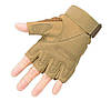 Рукавиці тактичні Primo Tactical безпалі, розмір L - Sand, фото 3