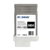 Совместимый картридж MC-NOVA PFI-102MBK для Canon iPF605/iPF750, Matte Black, 130 мл