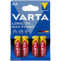 Батарейки щелочные VARTA LR6/AA 4706 Long Life MAX Power 4шт