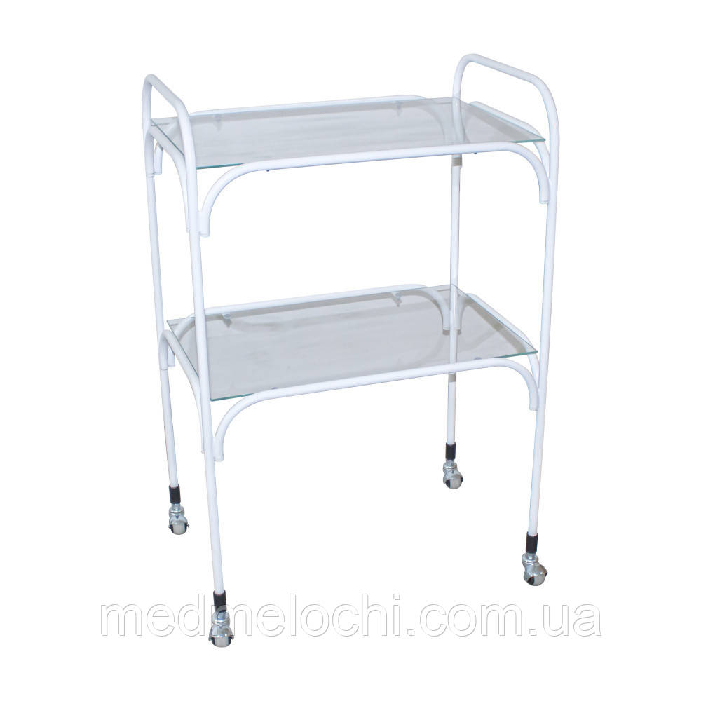 Столик інструментальний нерозбірний СІН-1 (скло/скло)