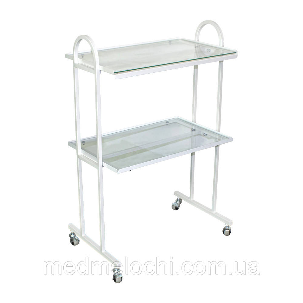 Столик інструментальний СІ-1 (скло/скло)