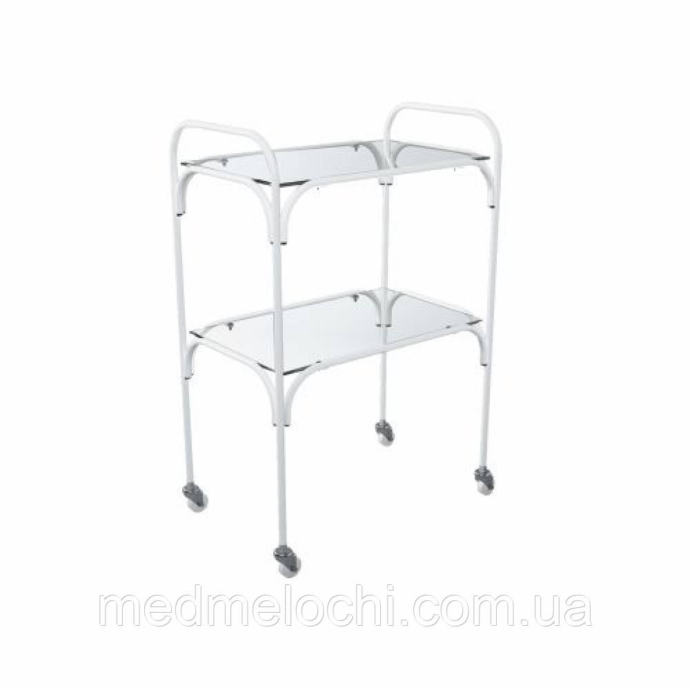 Столик інструментальний СІН-4 (метал/скло)