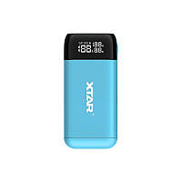 УМБ/Power Bank Case Xtar PB2S Blue, 2x18650-21700, USB-C QC+PD, LCD, Box