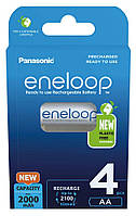 Аккумулятор Panasonic Eneloop BK-3MCDE/4BE, AA/(HR6), 2000mAh, LSD Ni-MH, Eco Box 4шт