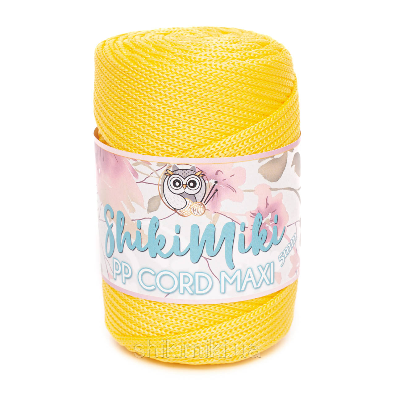 Поліпропіленовий шнур PP Cord 5 mm, колір Сонячний