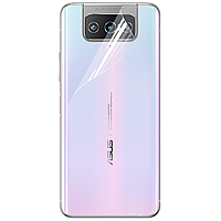 Противоударная гидрогелевая пленка Hydrogel Film для Asus zenfone 7 pro на заднюю панель, Transparent