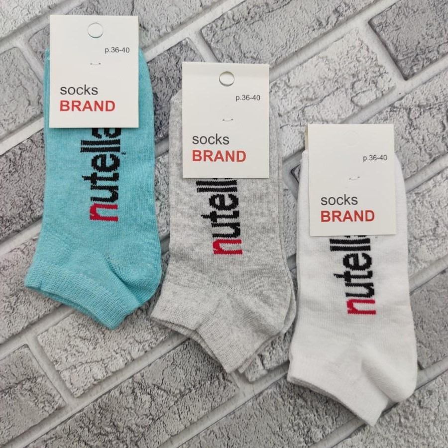 Шкарпетки жіночі короткі весна/осінь асорті. 36-40 BRAND socks 30030643