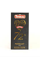 Шоколад черный 72% какао без сахара и глютена Torras Zero 100г (Испания)