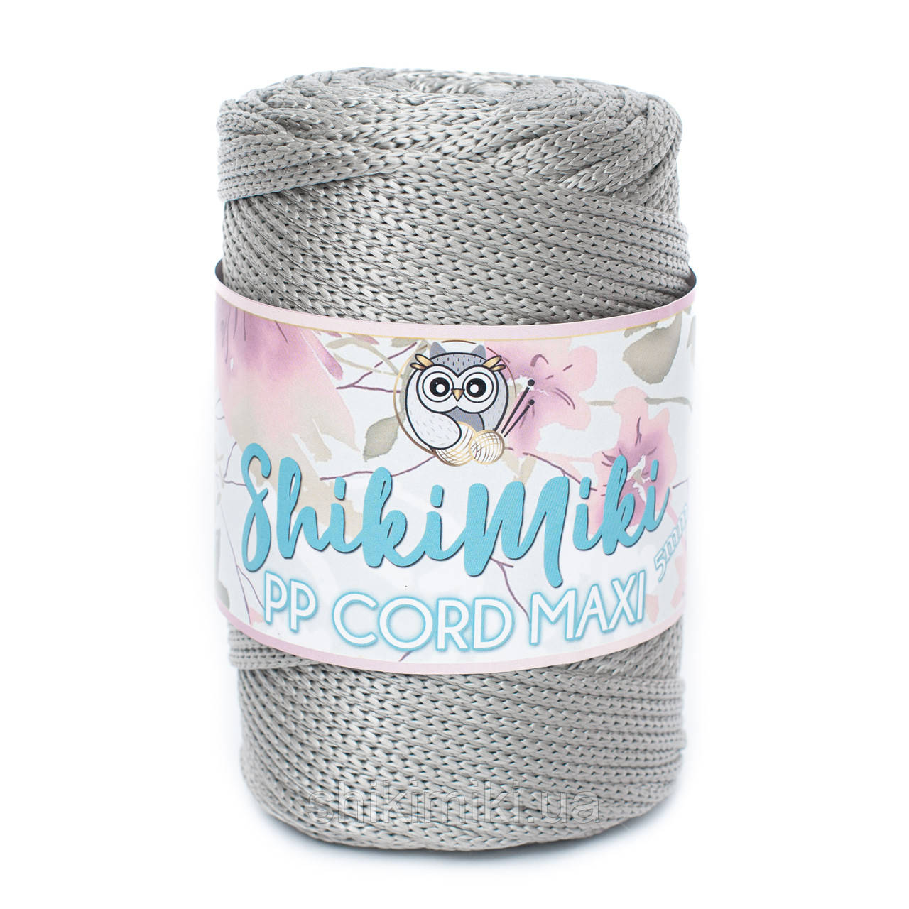 Поліпропіленовий шнур PP Cord 5 mm, колір Срібло, фото 1