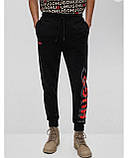 Чоловічі спортивні штани Hugo Boss D10544 чорні М, L, фото 2