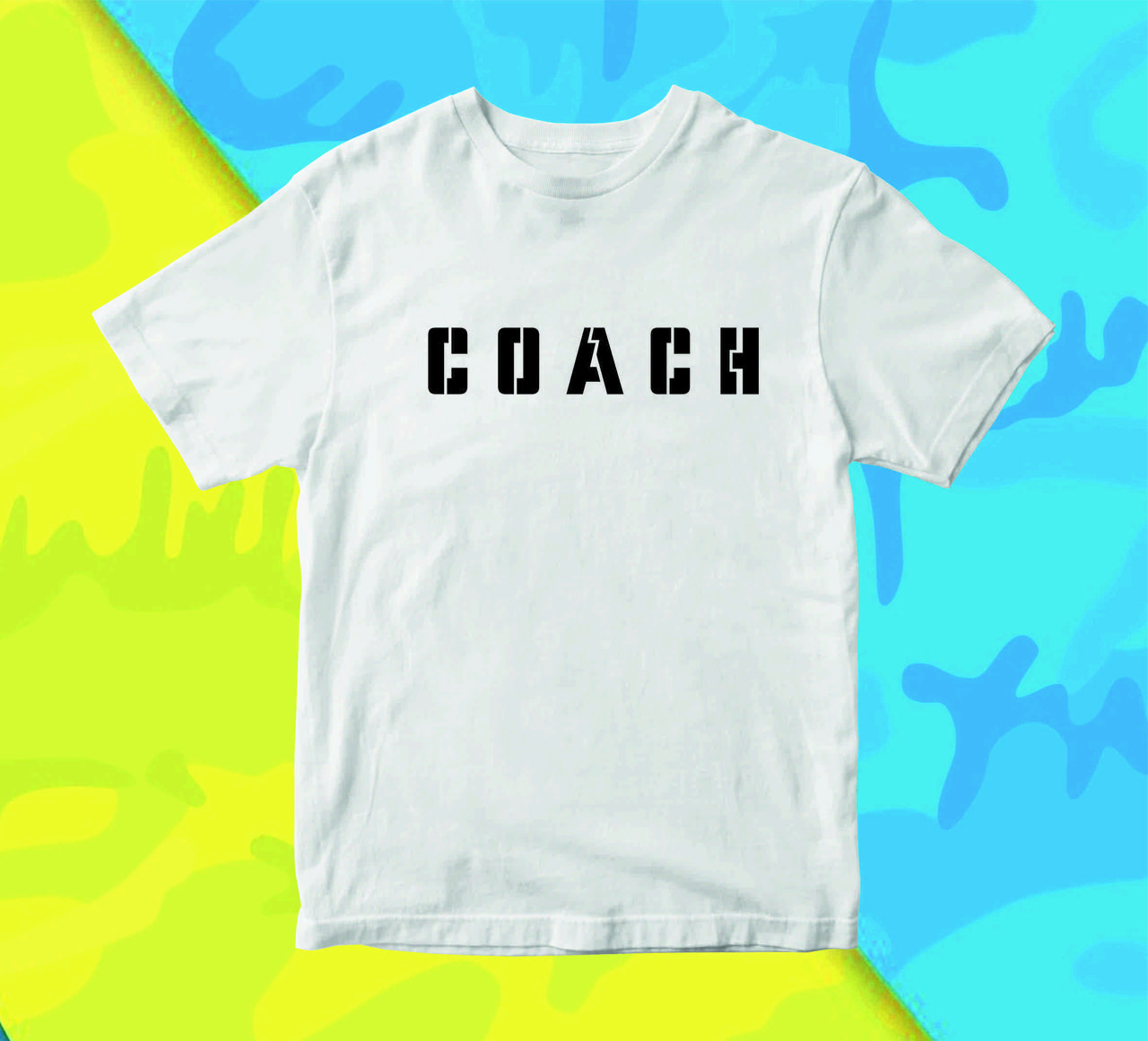 Футболка з принтом "COACH (чорний напис)" Push IT