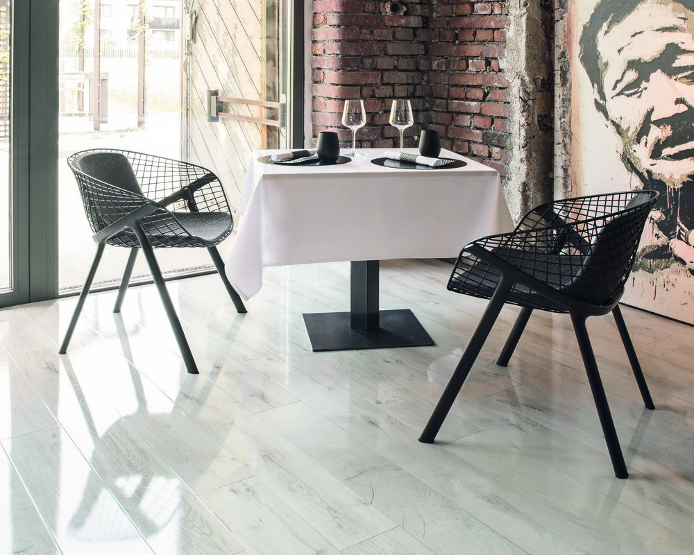 Ламінат Kaindl Дуб FRESCO SNOW HG O251 32 клас 8 мм Глянцевий, фото 1