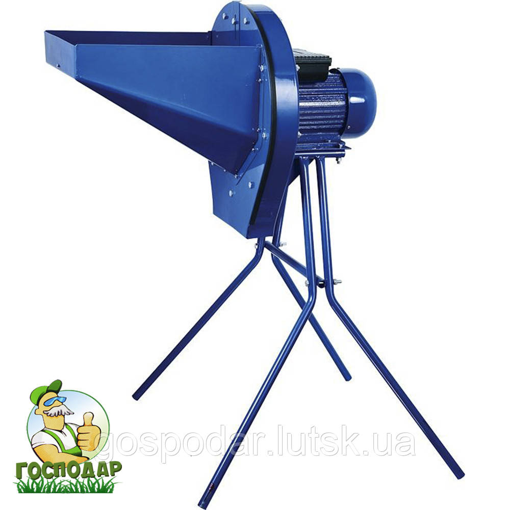 Високопродуктивний великий подрібнювач зерна і кукурудзи (500 кг/годину), 2.8 кВт/220В., фото 1