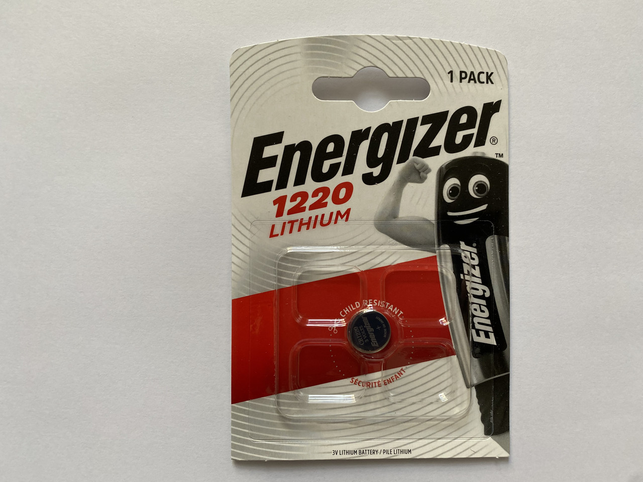 Батарейка Energizer CR1220 Lithium 3V 1 шт.