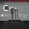 Кабель Promate MediaLink-LT Lightning to HDMI/USB-A 1.8 м Black (medialink-lt.black), фото 5