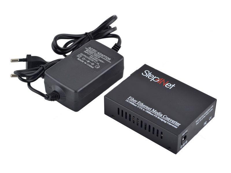 Медиаконвертер Step4Net (MC-R-0,1-1SM-1310nm-20) 10/100 Мб, 20км