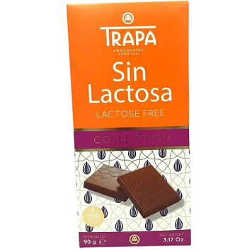 Шоколад 90г без лактози TRAPA 023404