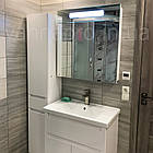 Дзеркальна шафа ЮВВІС у ванну кімнату 70 см з підсвічуванням МАРКО Z-70 LED, фото 3