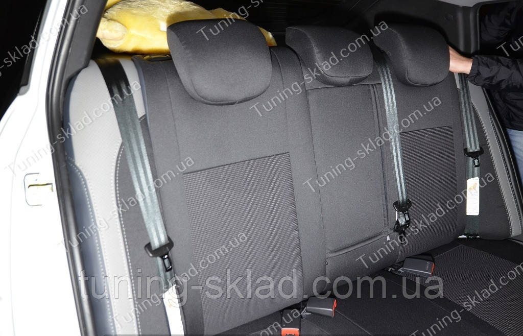 Чохли на сидіння Джили Емгранд Ес7 (чохли з екошкіри Geely Emgrand Ec7 стиль Premium), фото 1