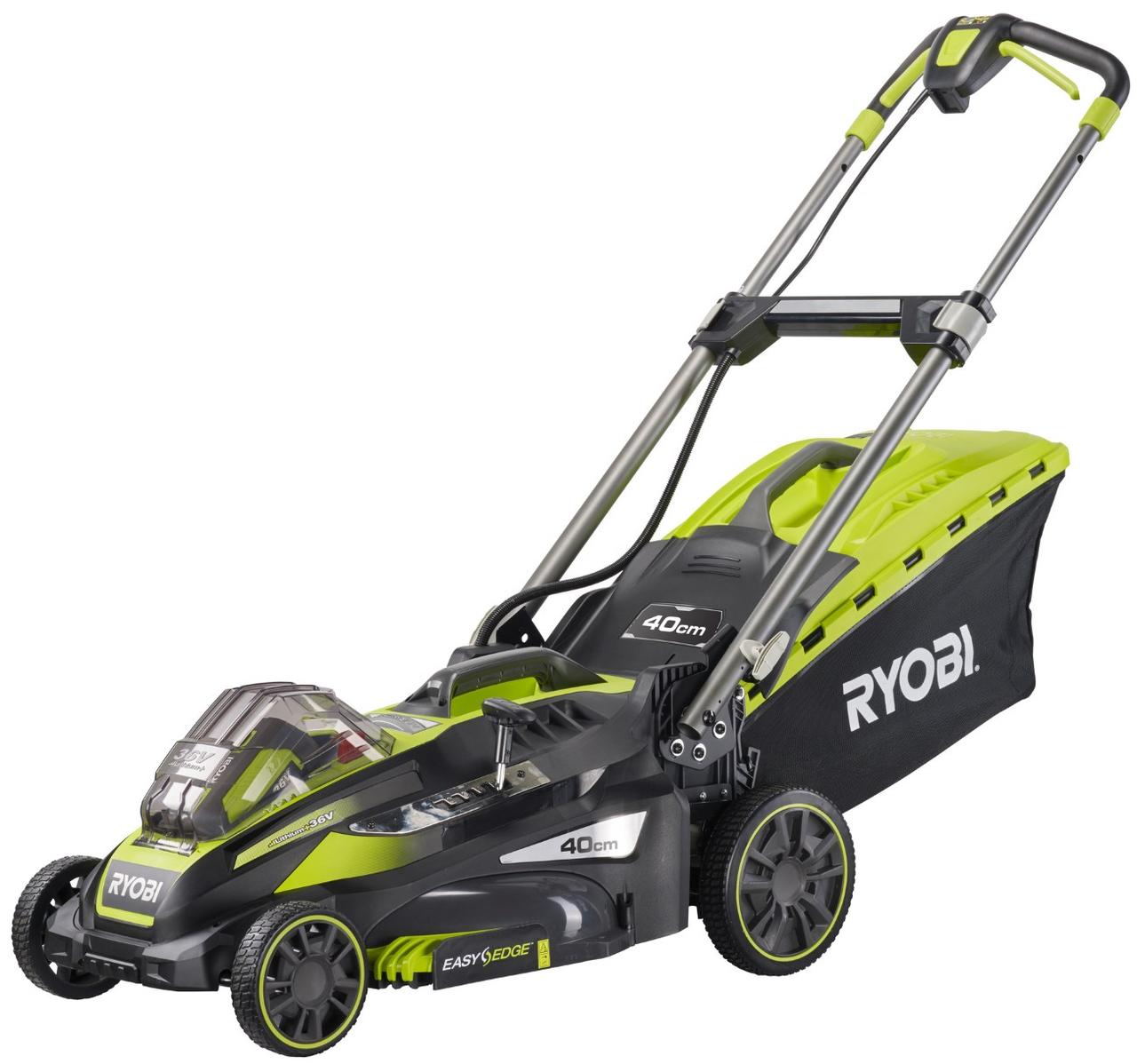 Акумуляторна газонокосарка Ryobi RLM36X41H40 (36 В, 4 А*год, 400 мм)