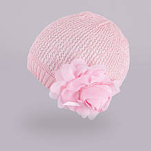 Демісезонна шапка для дівчинки TuTu арт. 3-002523(50-54)