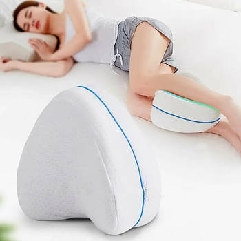 Ортопедична подушка для ніг та колін (23х25х15,5 см) Leg Pillow / М'яка подушка між ніг
