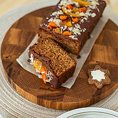 Кухонна торцева обробна дошка кругла Дуб д50 см велика на силіконових ніжках BeWoody