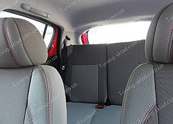 Чохли на сидіння Джили Лс Крос (чохли з екошкіри Geely LC Cross стиль Premium)
