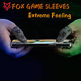 Ігрові напальчники Sarafox C1 Silver Fiber зі сріблом 14% для гри на телефоні PUBG Standoff 2 пубг + бокс, фото 5