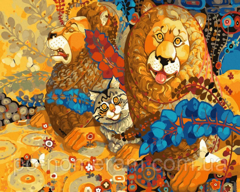 Картина за номерами Котячий Арт (BK-GX30439) 40 х 50 см