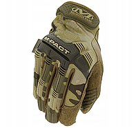 Военные защитные перчатки Mechanix Wear M-Pact MC S зеленые