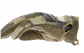 Військові захисні рукавички Mechanix Wear M-Pact MC S зелені, фото 3