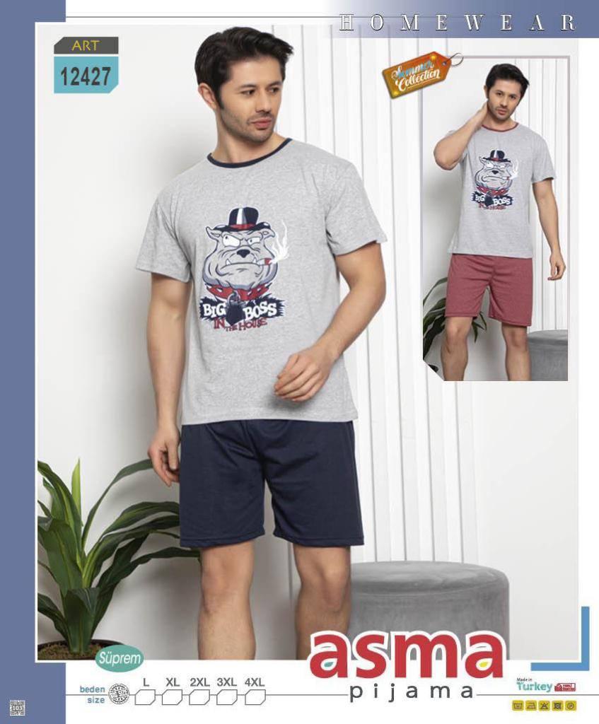Піжама футболка із шортами ASMA 12427