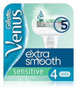 Змінні касети для гоління Venus Extra Smooth Sensitive, 4 шт.