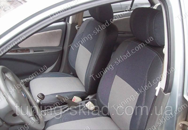 Чохли на сидіння Джили МК (чохли з екошкіри Geely MK-стиль Premium), фото 1