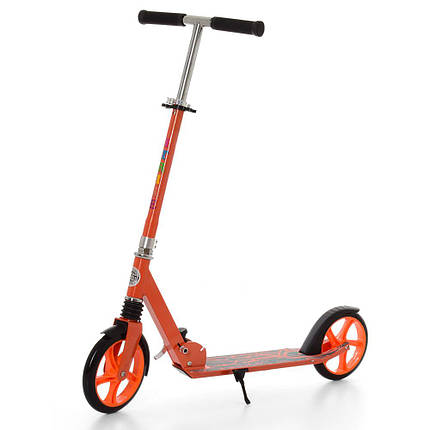 Самокат двоколісний для підлітка (кермо 86/96 см) iTrike SR 2-051-OR Помаранчевий, фото 2
