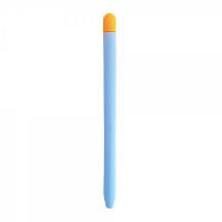 Чохол Goojodoq Matt 2 Golor TPU для стилуса Apple Pencil 2 Blue/Orange (1005002071193896BO)