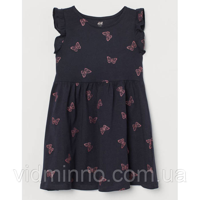 Сукня плаття для дівчинки H&M р.110-116, 4-6 років, Метелики, фото 1