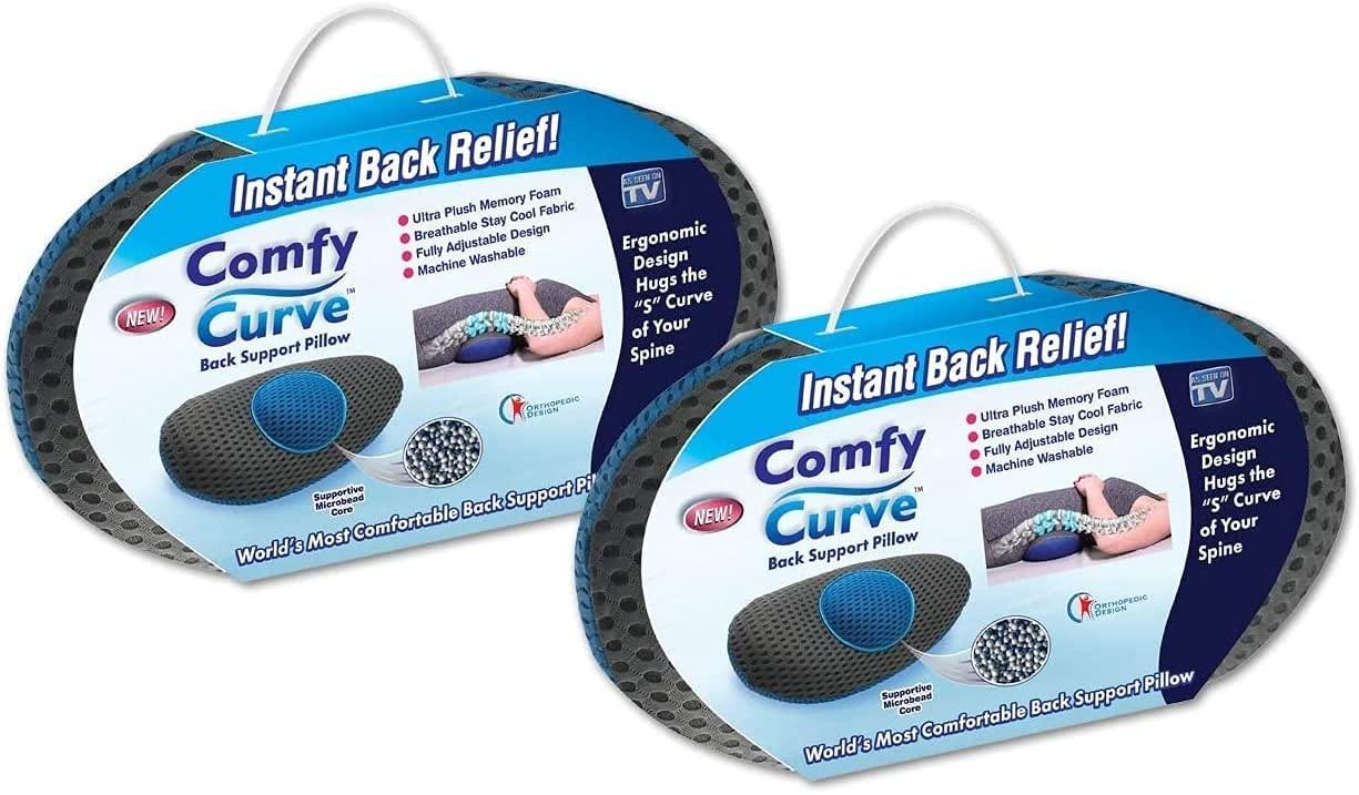 Купить Ортопедическая подушка под спину Back Support Pillow Comfy Curve