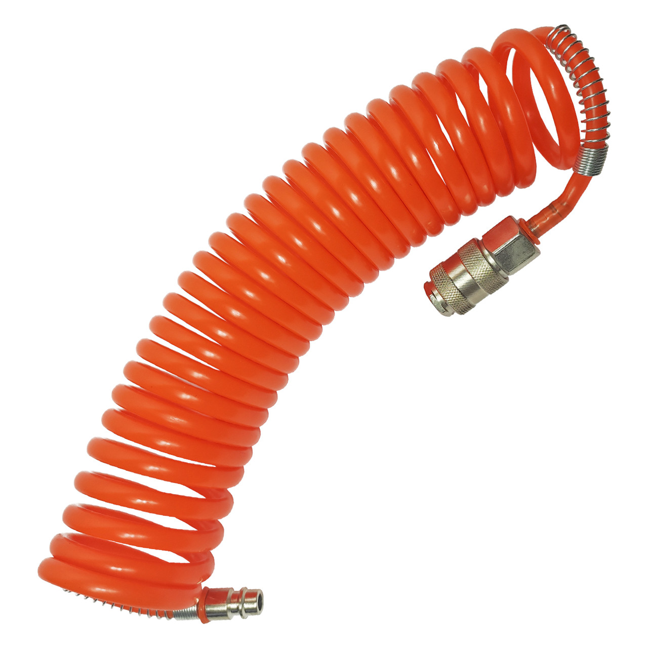 17-30585 Шланг спіральний із швидкороз'ємним з'єднанням PE 5,5*8мм, 5м, BlackStar